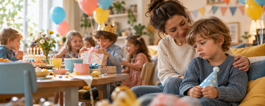 Geburtstage mit neurodivergenten Kindern können schwierig sein.